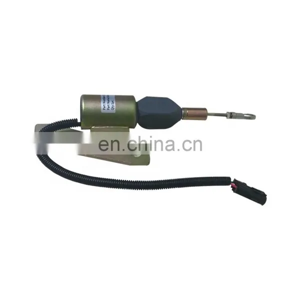 3358076 Stop Solenoid for Truck 6BT Diesel Engine Spare Original Parts 3358076 3358076 photo-2