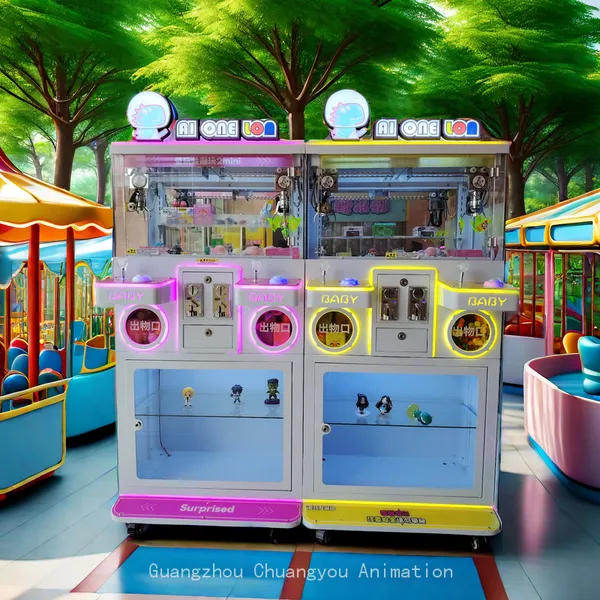 Double Position Boutique Crane Machine With Storage Display Cabinet Crane Machine photo-2