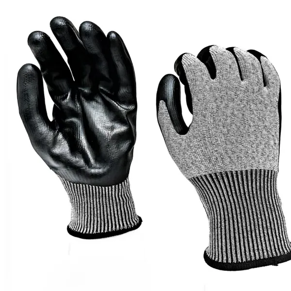 13G Cut Resistant Gloves Coating Nitrile Foam Level A5