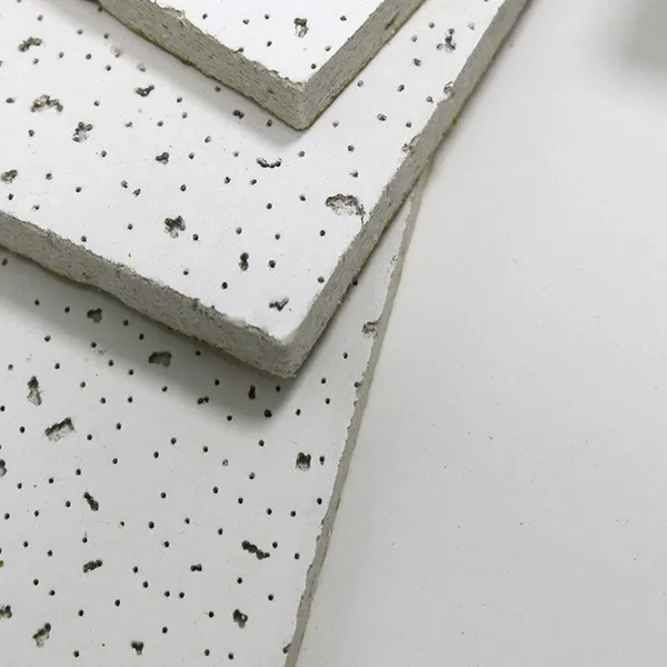 Easy Clean Wall Cladding Acoustic Panel Building Material Ceiling Panel Mineral Fiber Panel Ceiling Covering Ceiling Decoration photo-4