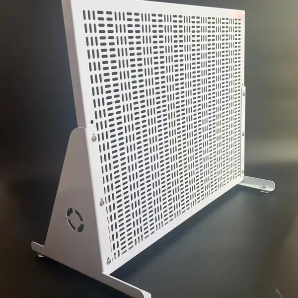 Folha de malha perfurada de alumínio com 0,8mm de espessura para sistemas de ventilação