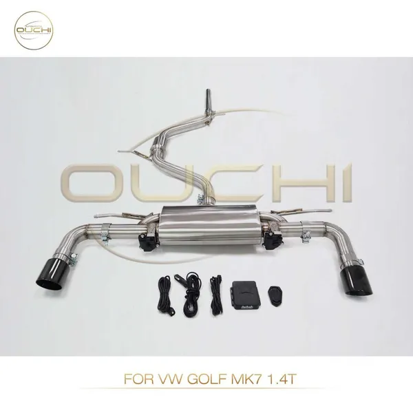 SS304 Exhaust System Catback for Volkswagen R36/Golf GTE MK7/golf MK7/Golf MK7 GTI/ Golf MK8 Muffler With Tips High-performance Car Exhaust Parts photo-3