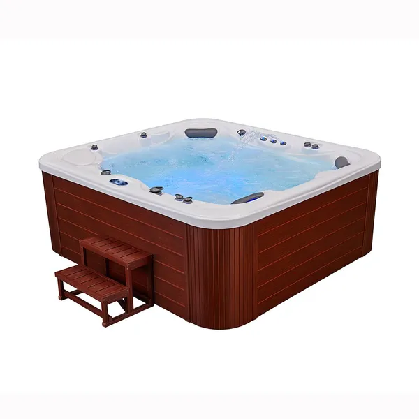 Banheira de Hidromassagem com Design Contemporâneo Belize. O aquecimento a temperatura constante garante uma experiência de banho confortável o ano todo.