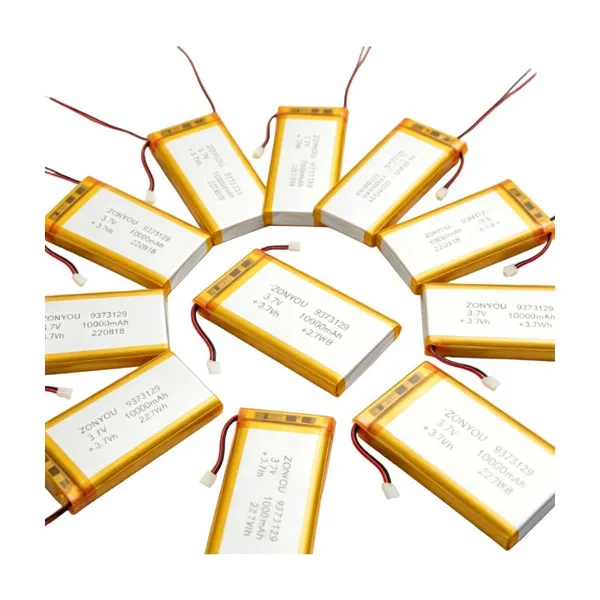 High Temperature Resistant 9373129 10000mAh Rechargeable Lithium Polymer Battery Cell 500 Cycle Life for Consumer Electronics photo-5