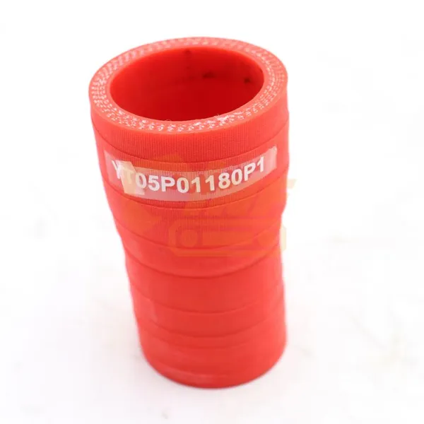 High Temperature Sk70-8 Excavator Straight Air Hose Intercooler Turbo Reducer Silicone Hose Yn05P01180P1 Yt05P01180P1