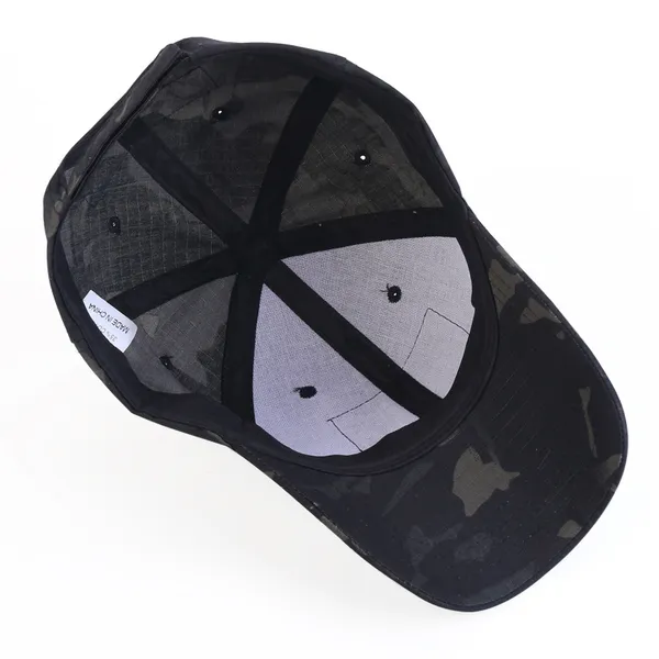 Camouflage Baseball Cap Unisex Adult With Velcro Center Front Patches Acceptable Hunting Tactical Hat Cap photo-3