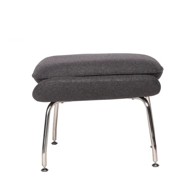 Cozy Womb Chair With Ottoman, Soft Fabric Lounge Set for Bedroom Reading Nook photo-5
