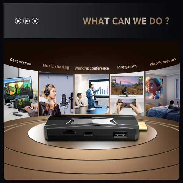 2026 Ruogood Latest Amlogic S905X5A Android14 tv Dongle With OEM&ODM Service for IPTV/Smart Home /smart Hotel photo-3