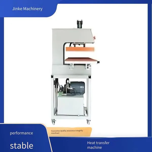 Jinke Machinery Sliding Pneumatic Dual-station Heat Transfer Machine b, High Flexibility for Garment Printing