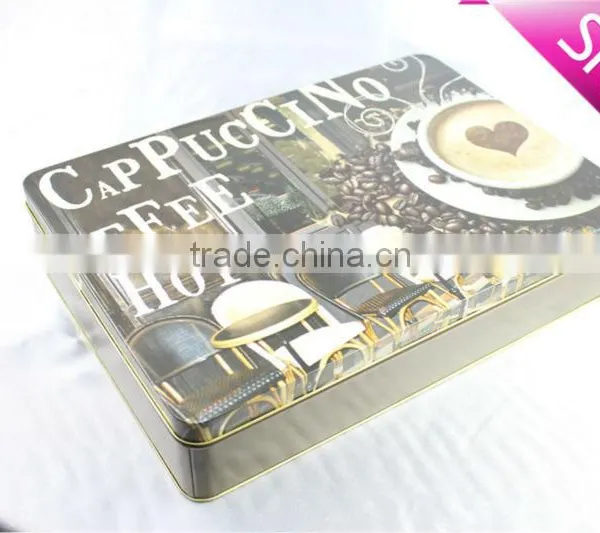 Coffee Tin Box Square Tin Box photo-2