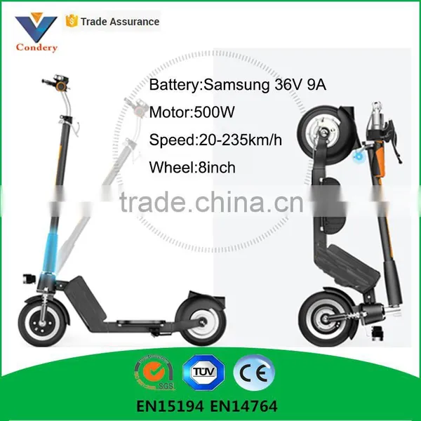 2016 8 Inch 36V 9A Electric Scooter Passed CE UN38.3 ROHS MSDS