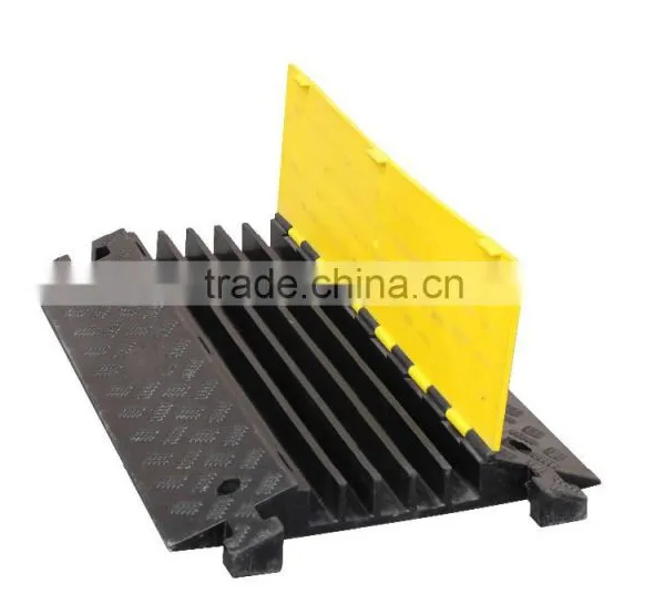 Durable 5 Channel Rubber Cable Protector B11 photo-5