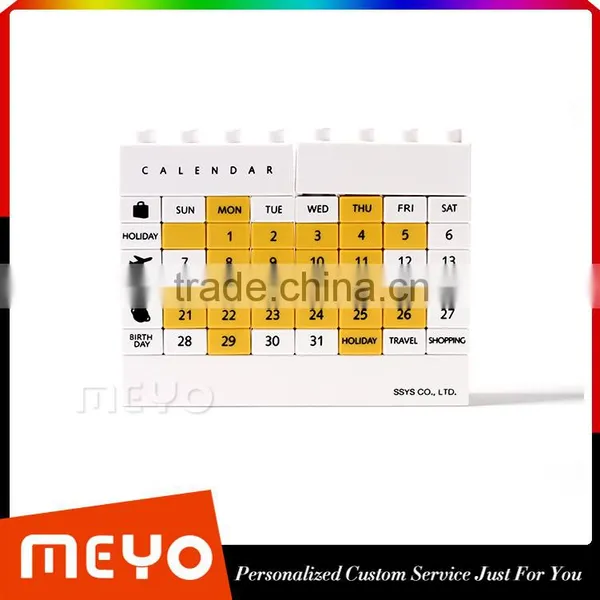 2016 New Building Block Calendar,Children Cute Design Calendar photo-6