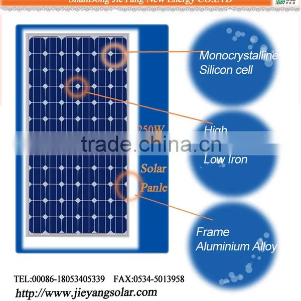 Solar Panel 250 Watt Class A photo-2