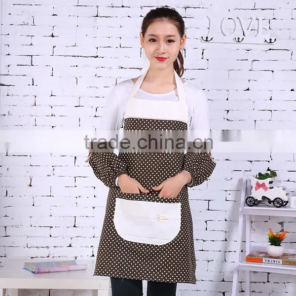 European Company Custom Logo Bib Apron With Pocket photo-2