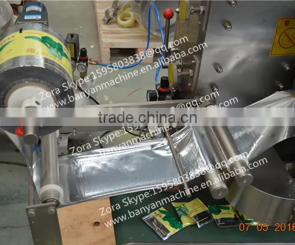 Automatic Double Filter Small Tea Bag Packing Machine Price With Thread and Tag Shanghai Factory photo-3