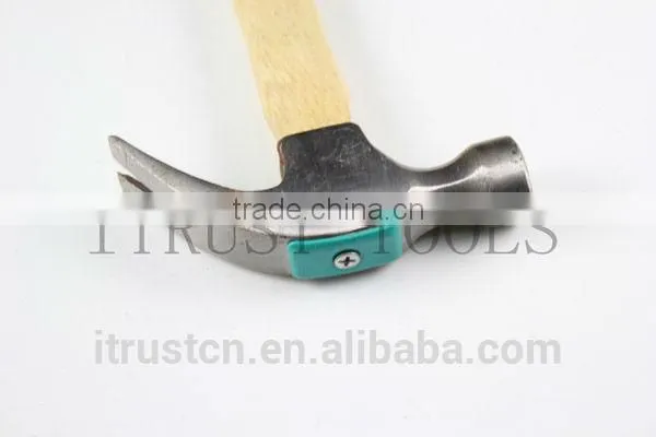 Green Wooden Handle American Claw Hammer HM1058 photo-6