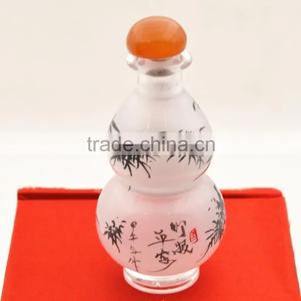 Chinese Antique Custom Handpainted Snuff Bottle photo-5