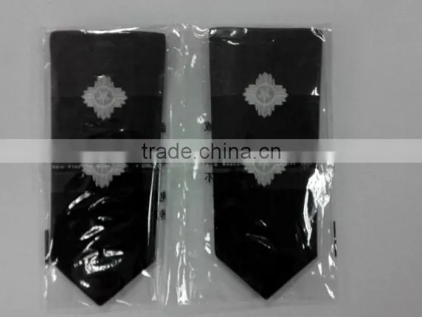OEM High Quality Custom Embroidery Epaulette, Military Uniform Shoulder Board, Emblem Badges Quality Choice