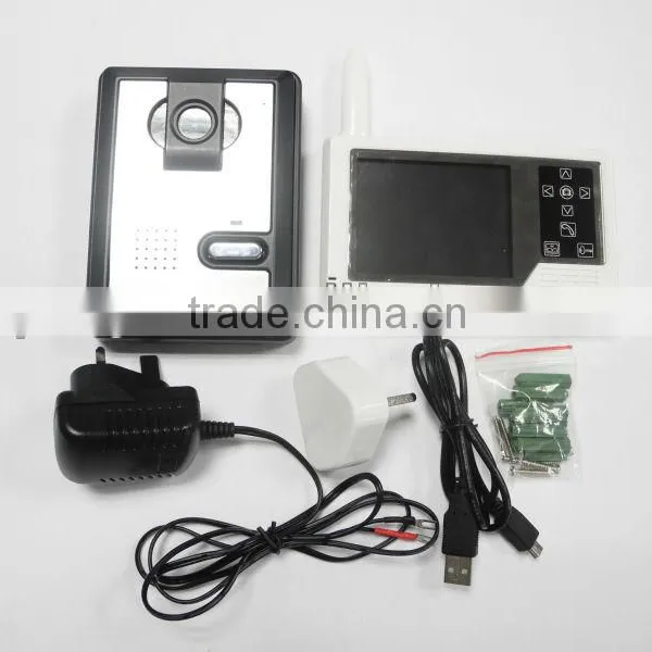 Wireless 3.5 Inch Color Display Multi Apartments Video Intercom System photo-2