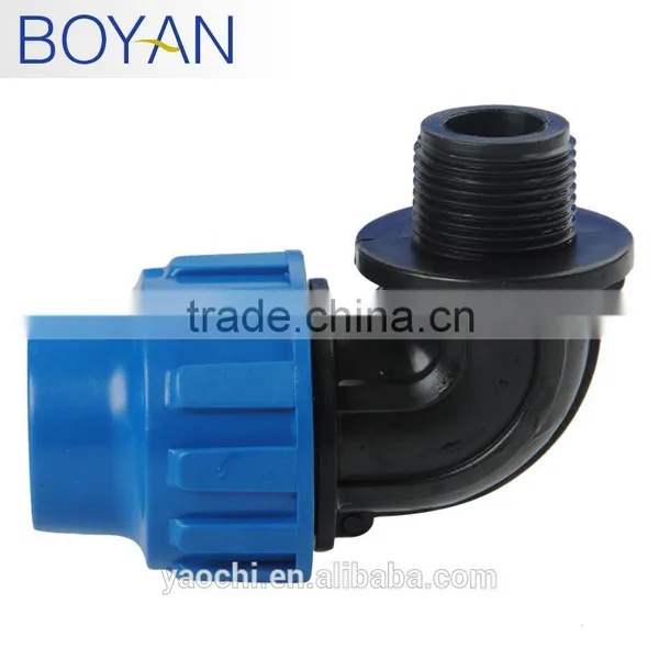 Compression Fitting 90 Dwg Male Thread pp Elbow photo-3