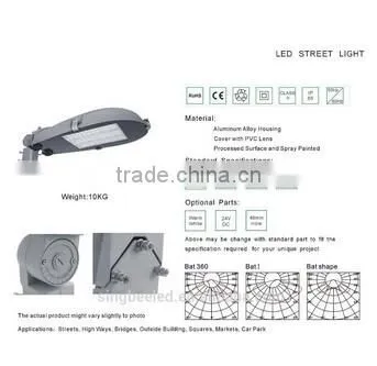 Module Type 80w IP65 MW Driver Bridgelux Chip SP-1009 LED Street Light CE/ROHS/LM79 photo-4