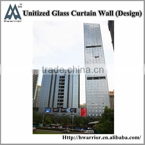 Competitive price unitized curtain wall
