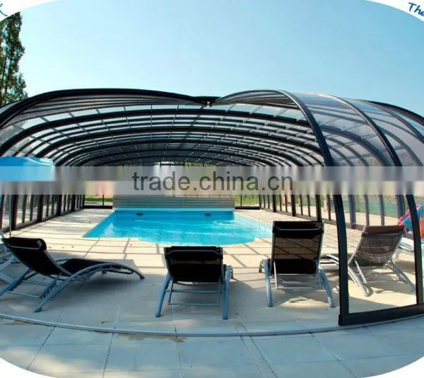 50 Mircon UV Coated Plastic Polycarbonate Sheet For Swim Pool Cover photo-4