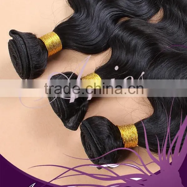 Brazilian Human Remy Hair Extensions Unprocessed Weft Body Wave Weave photo-5