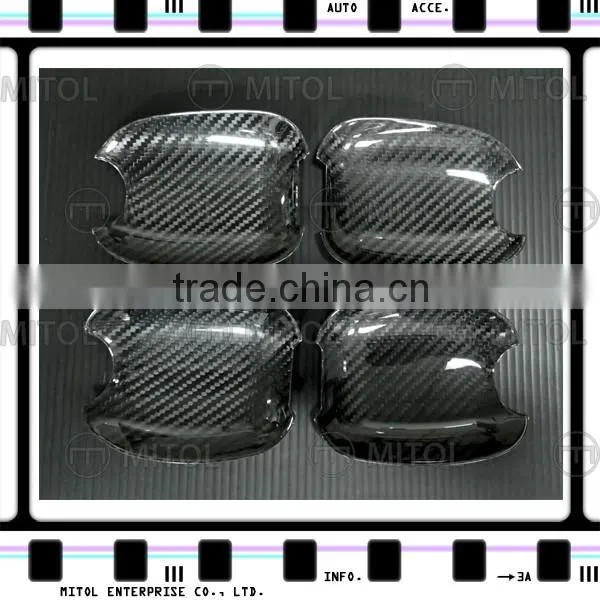 For Subaru WRX 2014- Carbon Fiber Car Door Handle Insert Door Handle Shell photo-2