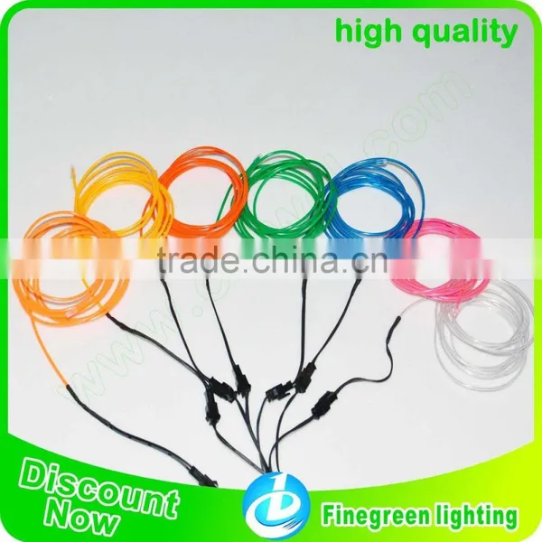 Electroluminescent Wire,2015 Finegreen Lighting Best Selling 2.3mm el Wire photo-4