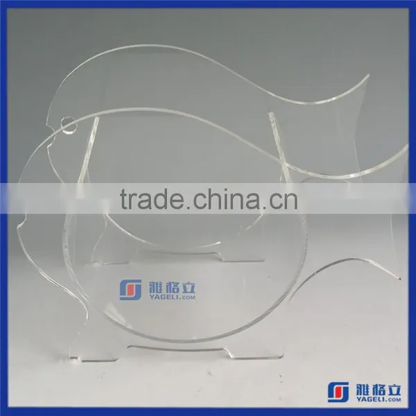 Manufacturer Supplier Fish Shaped Acrylic Fish Tank / Plexiglass Aquarium Stand / Pmma Fish Bowl Stands photo-5