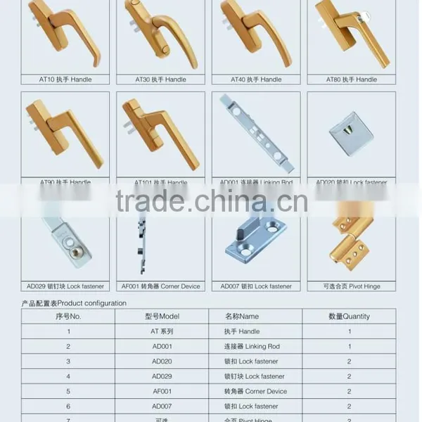 Zinc Alloy Luxury Handle DTA04B photo-3