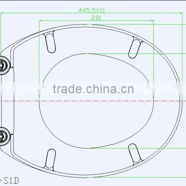 Toilet Seat Cover Made in China With Soft Close for Bathroom photo-2