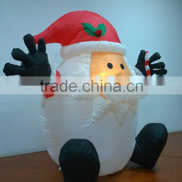 DJ-XT-66 Inflatable Best Made Toys Christmas Santa Claus Fat Chubby Hug Doll photo-4