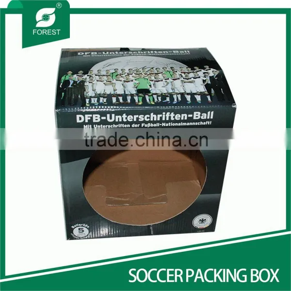 PAPER PACKING BOX WITH HOLE FOR FOOTBALL photo-6