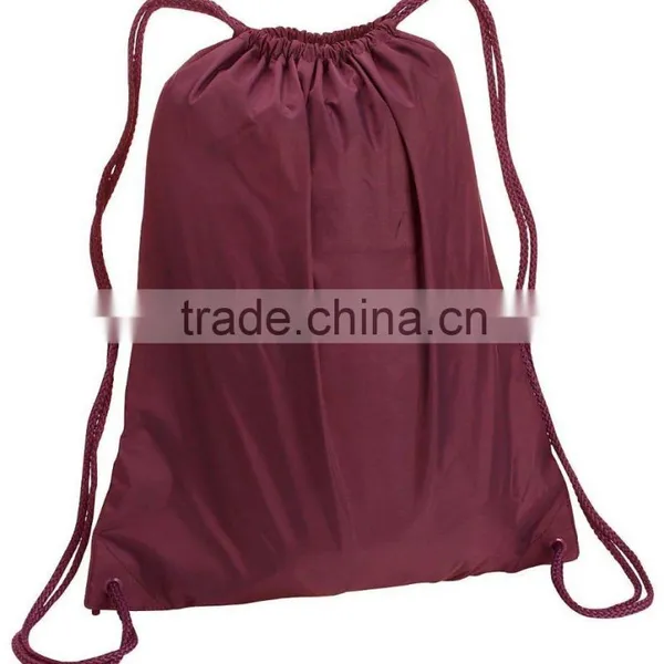 Liberty Bags Large Nylon Drawstring Backpack Shopping Gym Bag Portable photo-5