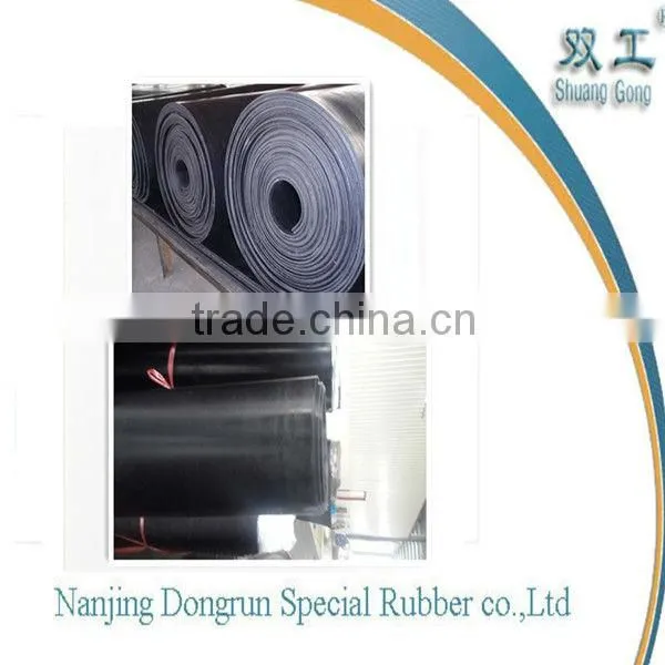 Balck Acid & Alcali Bearing Rubber Sheet