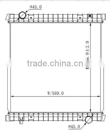 Excellent Quality Iveco Truck Parts Iveco Auto Parts Iveco Parts Radiator