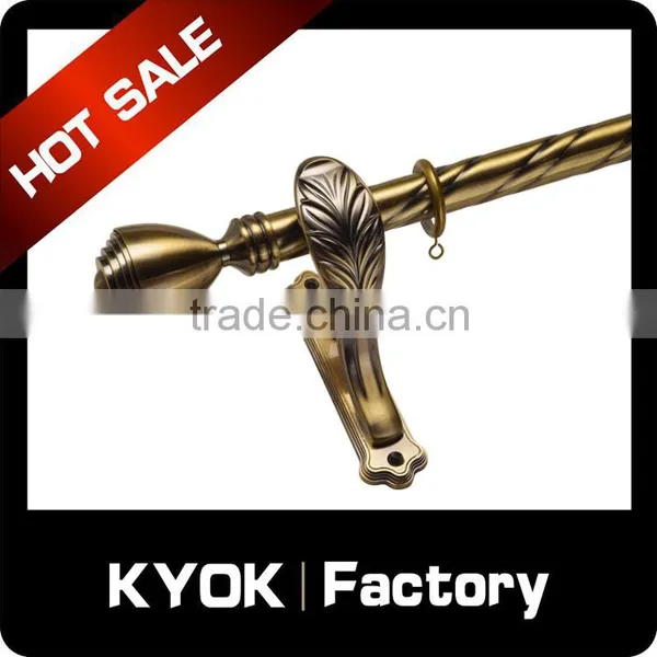 KYOK New Design Wrought Iron Products,aluminium Window Curtain Accessories,ceiling Mounted Curtain Rod photo-2