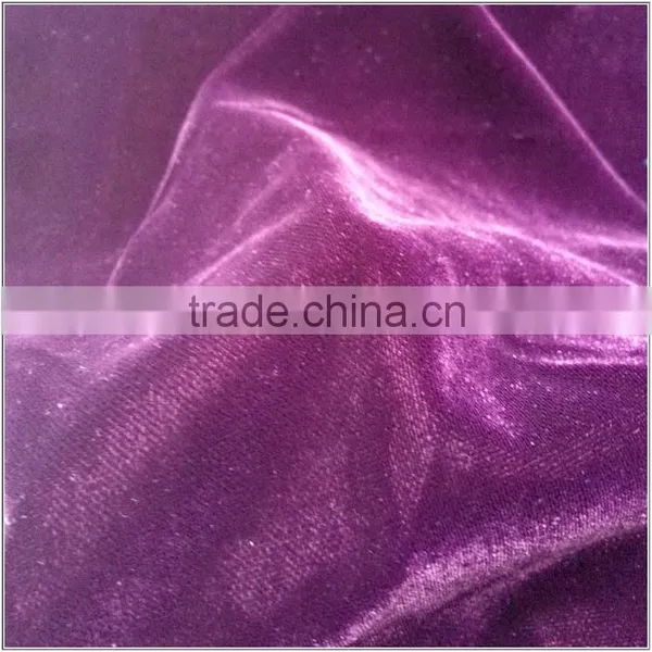 Polyester Spandex Velvet Fabric photo-5