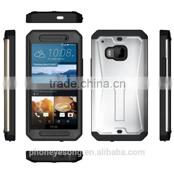 3 in 1 Armor Defender Hybrid Heavy Duty Hard Cover Shockproof Case for HTC ONE M9 photo-4