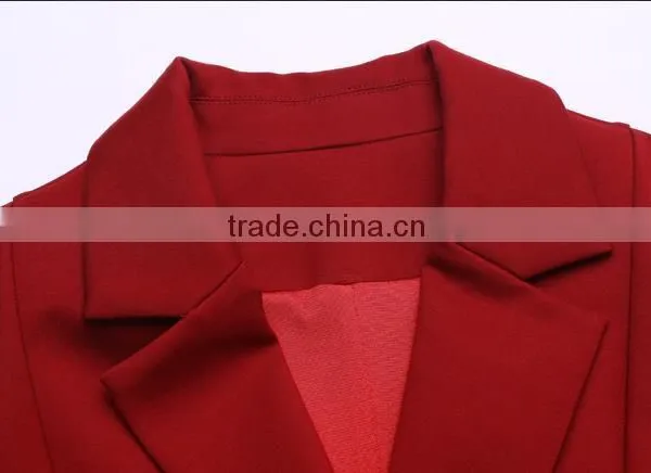Latest Fashion Model Noble Red Dresses Latest Fashion Office Dress Slip in Fashion Show photo-5