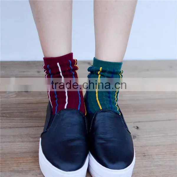 Simple Stripe Socks Wool Socks Sports Socks Street Fixedgear Socks photo-6