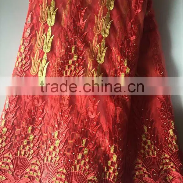 Good Quality African French Net Lace Woman Wear Cod Lace Fabric photo-4