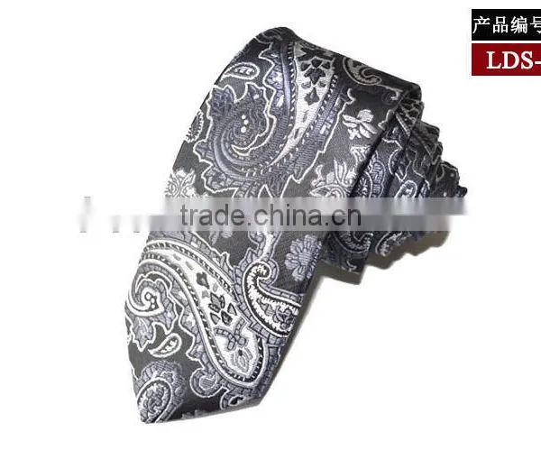 Men's Woven Jaquard Paisley Pattern Neck Tie photo-4