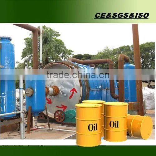 Pyro Oil Waste Tyre Refining to Oil Machine