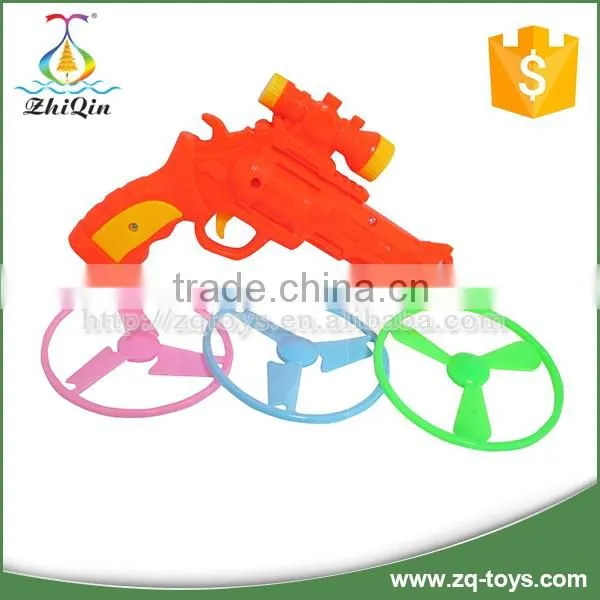 Plastic Flying Saucer Gun Toy for Boys