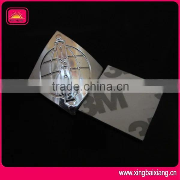 Various Design and High Quality Shiny Metal Logo Nameplate Sticker photo-3
