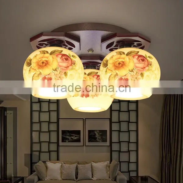 Jingdezhen Ceramic Led Light Home Decoration Led Ceiling Lamp photo-2